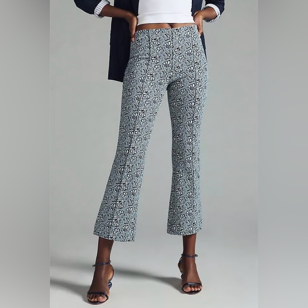 Maeve by Anthropologie The Margot Kick-Flare Cropped Pants